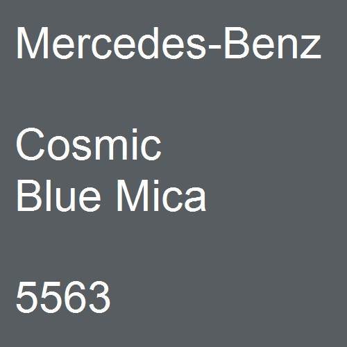 Mercedes-Benz, Cosmic Blue Mica, 5563.